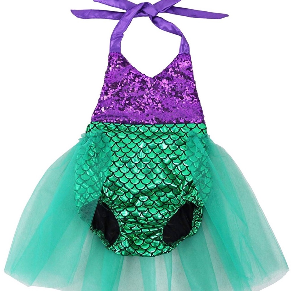 Little mermaid bathing suit tu tu